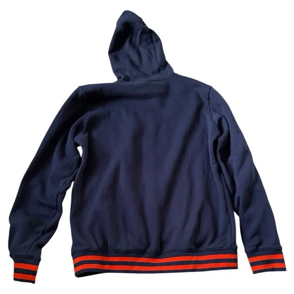 2/$24 🌻 Nike Men's University of Virginia Hoodie Sweatshirt Navy w Orange Sz L - Picture 5 of 6
